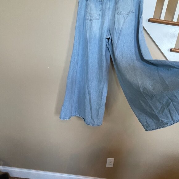 Brand New Free People We the People CRVY Pacifica Wide-Leg Jeans sz 34 - Picture 6 of 7